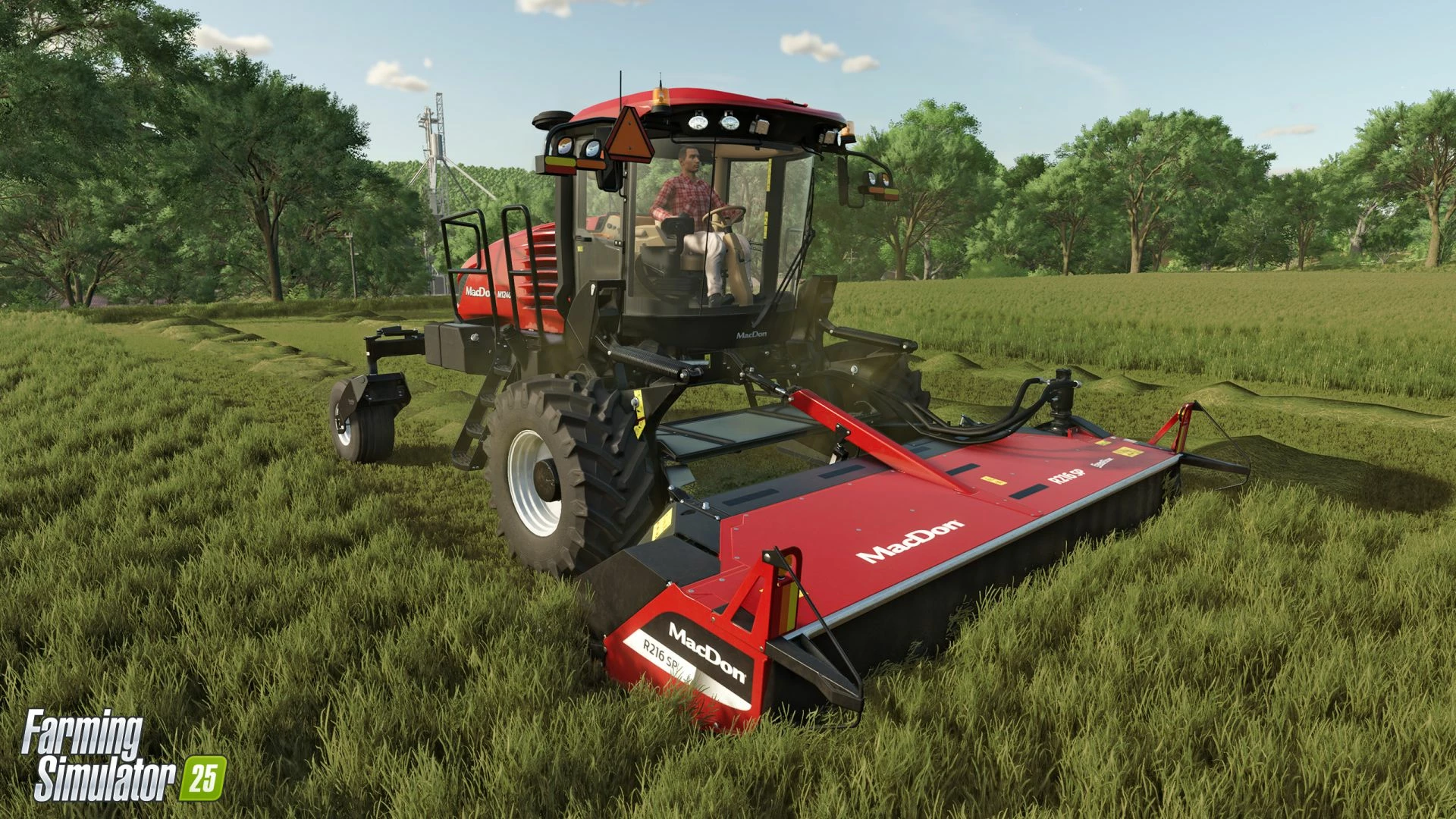 Lojë për PlayStation 5 GIANTS Software Farming Simulator 25, me MacDon Pack + varëse çelësash