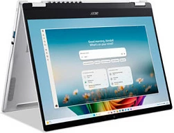 Laptop 2-në-1 Acer Swift Spin 14 AI SFSP14-I51T-93NW, 16GB RAM Memorje, 512GB SSD, 14" Touch, Windows 11 Home, Platinum Silver
