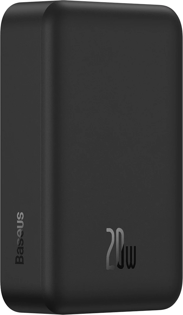 Powerbank Baseus Magnetic Mini 20000 mAh 20W me kabllo USB-C/USB-C, e zezë