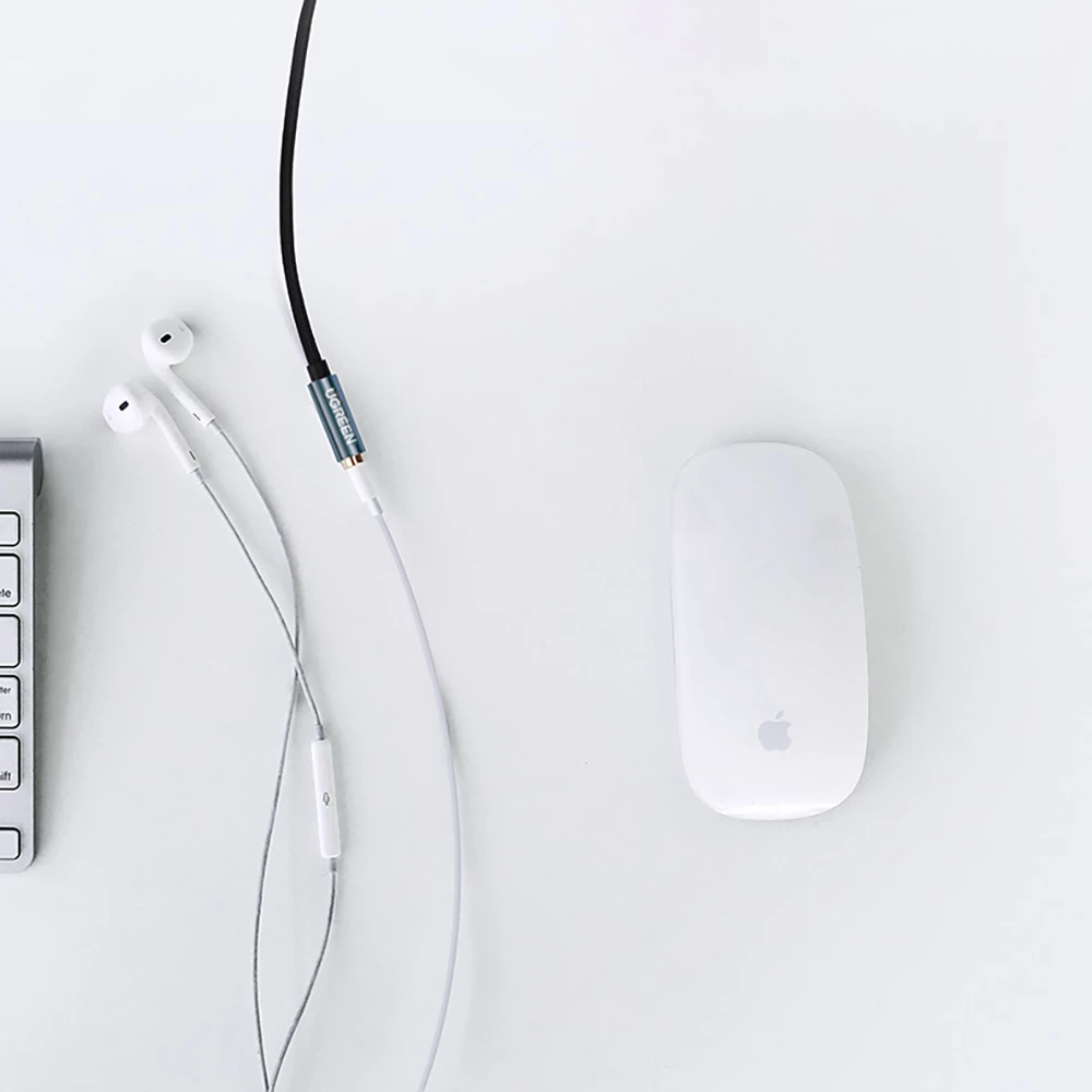 Kabllo audio zgjatuese Ugreen AV118, mini jack 3.5mm, 1m, Blu