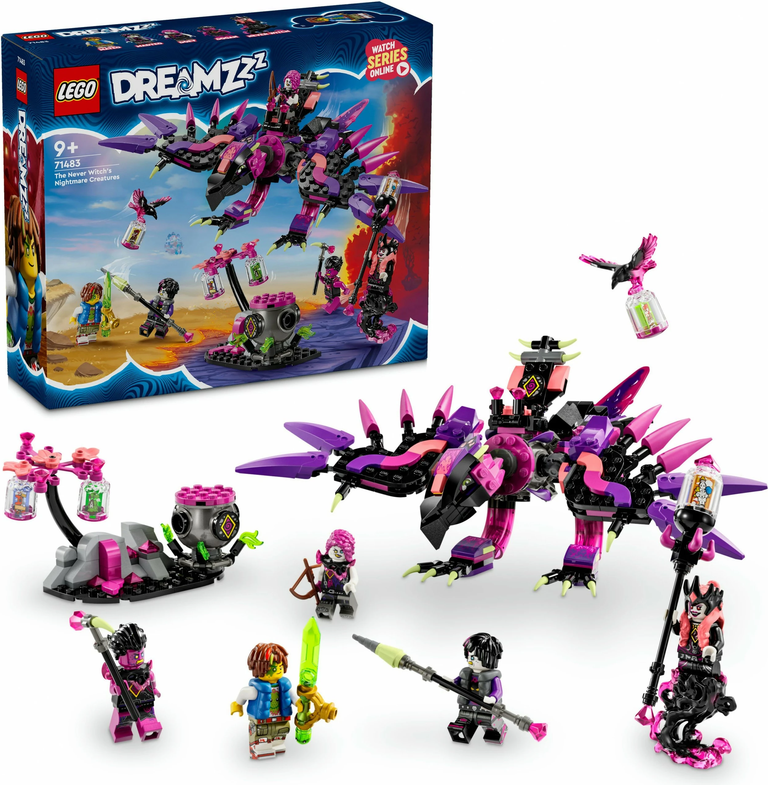 Set ndërtimi LEGO DREAMZzz 71483, 457 pjesë, shumëngjyrësh