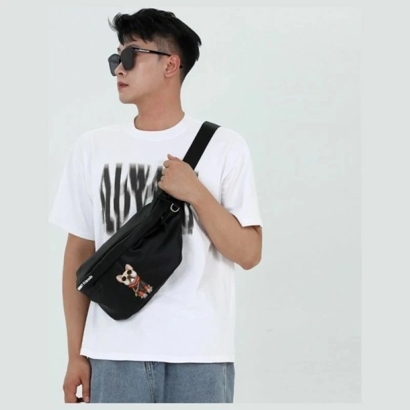 Çantë krahu Nimmy Crossbody Glasses Cool Cat, gri