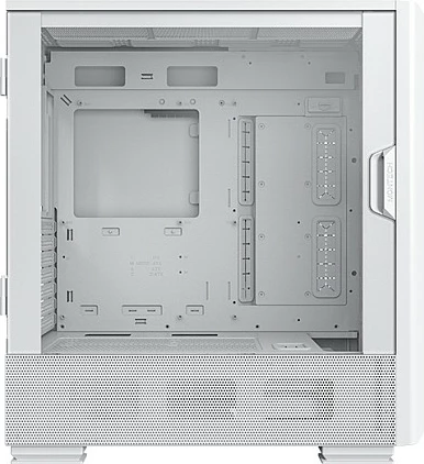 Kasë PC Montech SKY TWO GX, Tower, ATX/E-ATX, xham i temperuar, ARGB, e bardhë