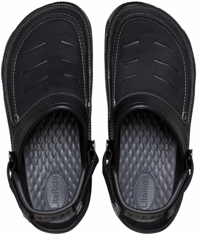 Papuqe Crocs për meshkuj, të zeza [Madhësia: 43 - 44]