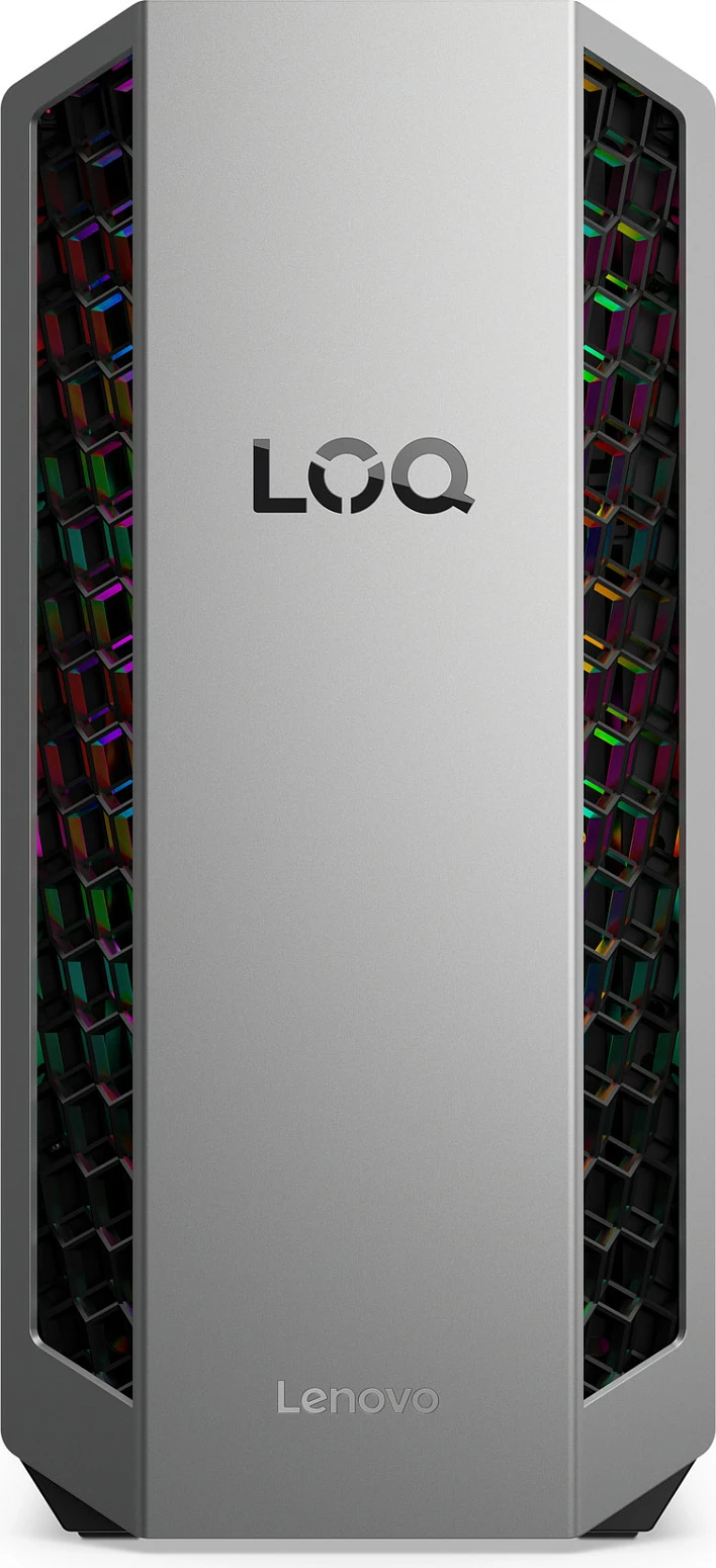 Kompjuter desktop Lenovo LOQ Tower 26ADR10, Ryzen 7 8745HX, 16GB DDR5, 1TB NVMe SSD, GeForce RTX 5060 8GB, Windows 11 Home, Luna Grey/Eclipse Black