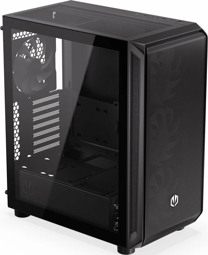 Kasë Endorfy Arx 500 ARGB EY2A011 Midi Tower ATX me xham të temperuar, 4x 140mm PWM ARGB fanë, Black
