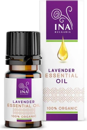 Vaj esencial lavandë organik INA ESSENTIALS 10ml