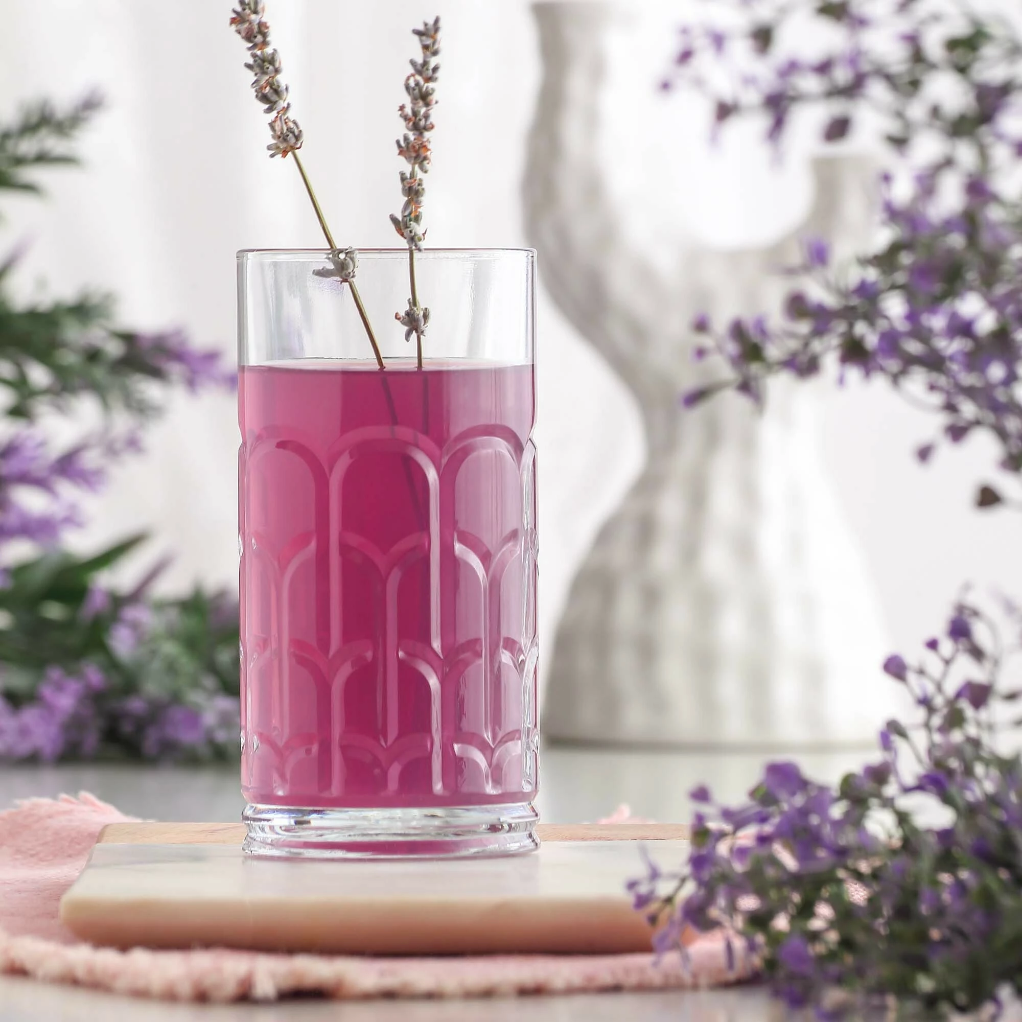 Gotë long drink LAV HORECA Archie 390 ml transparente, set 12 copë