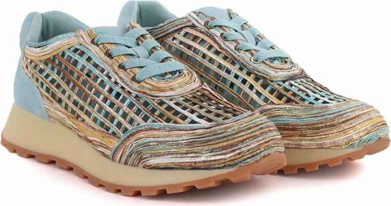 Këpucë femrash Artiker 58C1289, kaltër/bezhë