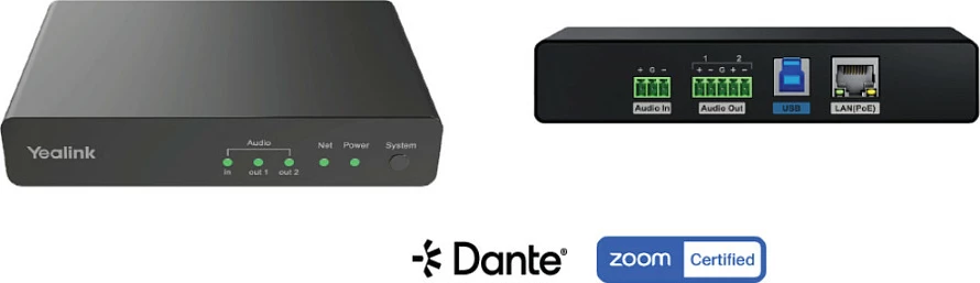 Pajisje AV bridge Yealink ProAudio AVBridge, PoE, USB Type-B, e zezë