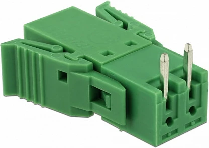 Bllok terminali DeLOCK 65952 për PCB, AWG 24-12, 8.45 x 9.05 x 6.95 mm, i gjelbër