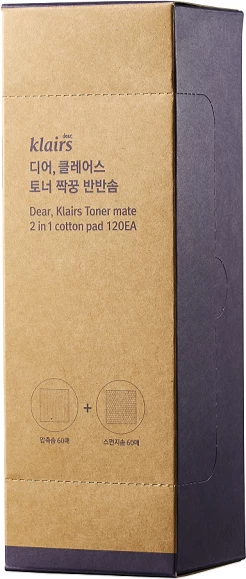 Pade kozmetike për femra Klairs Toner Mate 2in1, 120 copë