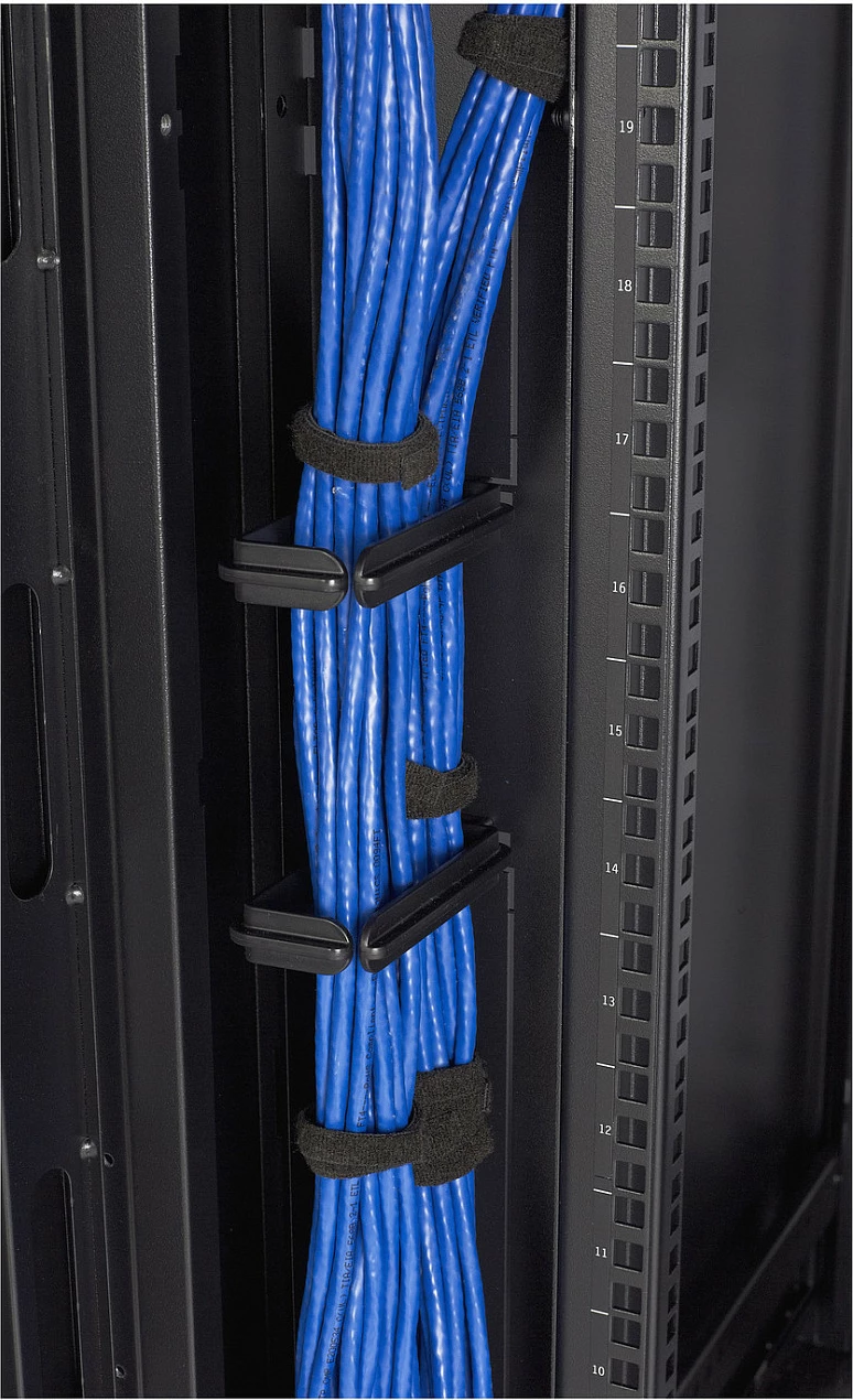 Aksesor menaxhimi kabllosh APC NetShelter AR7540, set 10 unaza, e zezë
