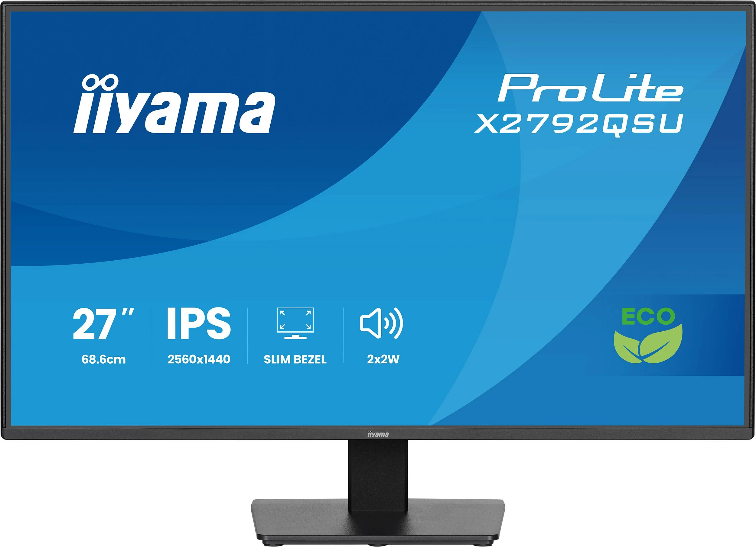Monitor iiyama ProLite X2792QSU-B1, 27", QHD 2560×1440, IPS, FreeSync, i zi