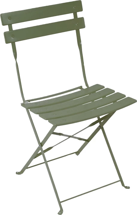 Karrige Bistro metalike palosëse, ngjyrë ulliri, set 2 copë, 42x46x82cm