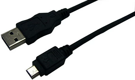 Kabllo USB LogiLink USB-A në Mini-USB, USB 2.0, 3 m, e zezë