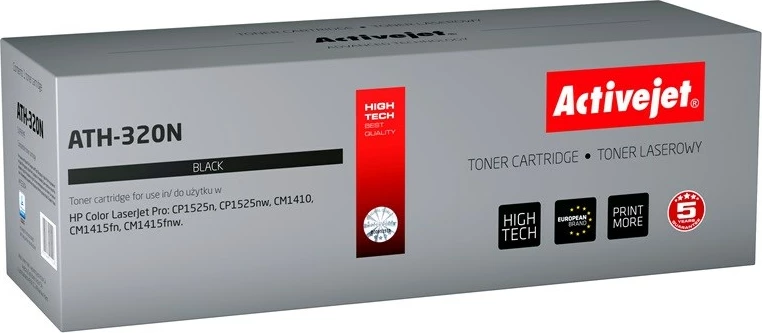 Toner zëvendësues Activejet ATH-320N për printer HP, i zi