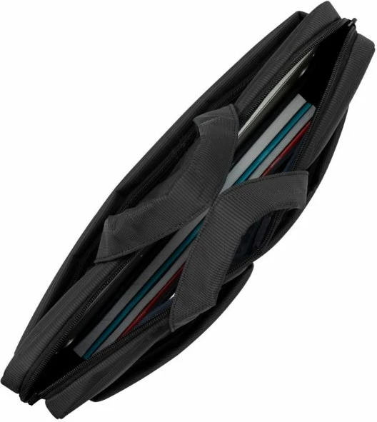 çantë laptopi RIVACASE Tivoli 8731, 15.6", me rrip shpatulle i rregullueshëm, gri