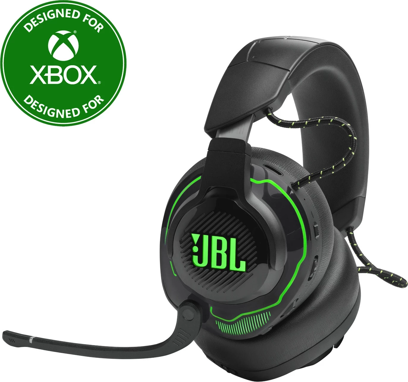 Kufje JBL Quantum 910X Wireless gaming për Xbox, 37h bateri, ANC, Black/Green