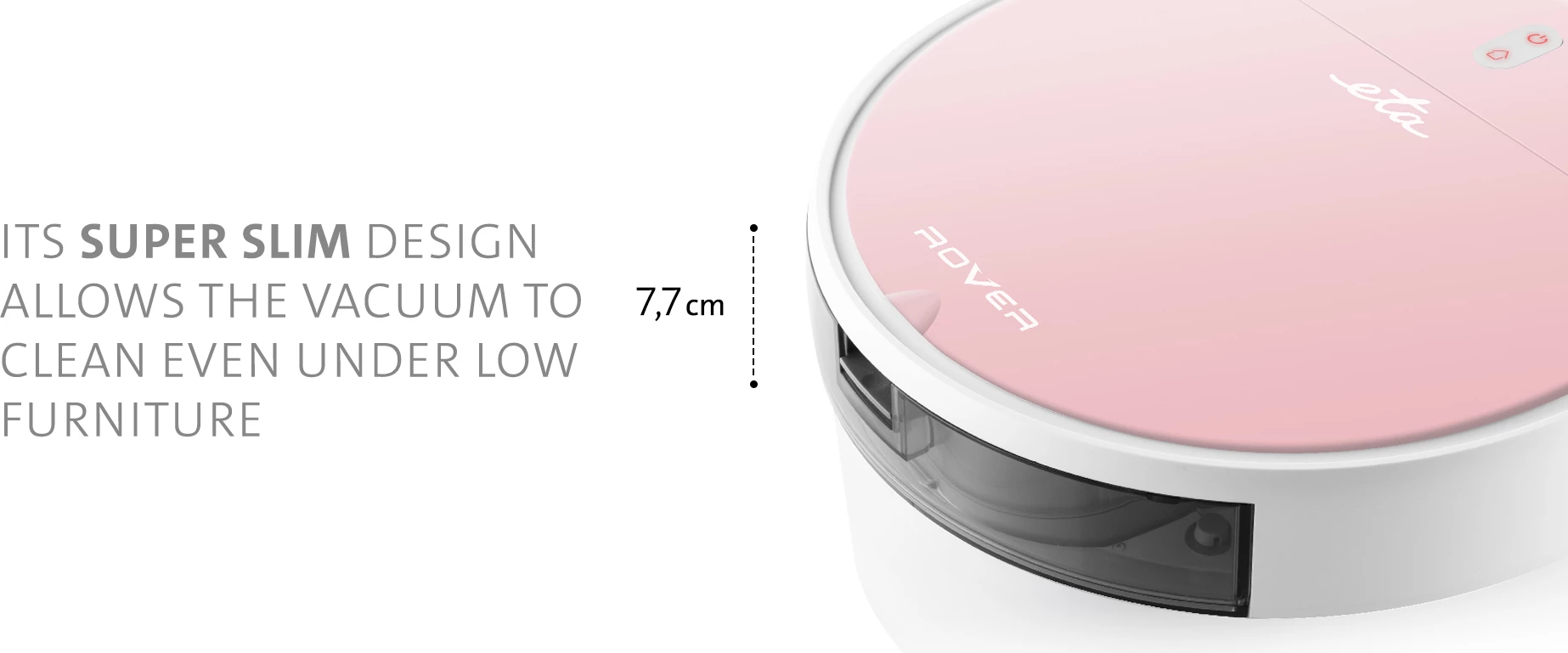 Fshesë Robotike ETA ROVER 124890030 (Pembe)