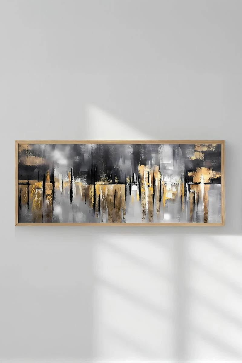 Pikturë dekorative me kornizë, shumëngjyrëshe, Wallity, Artsmdfyty11-50120, 50x120cm