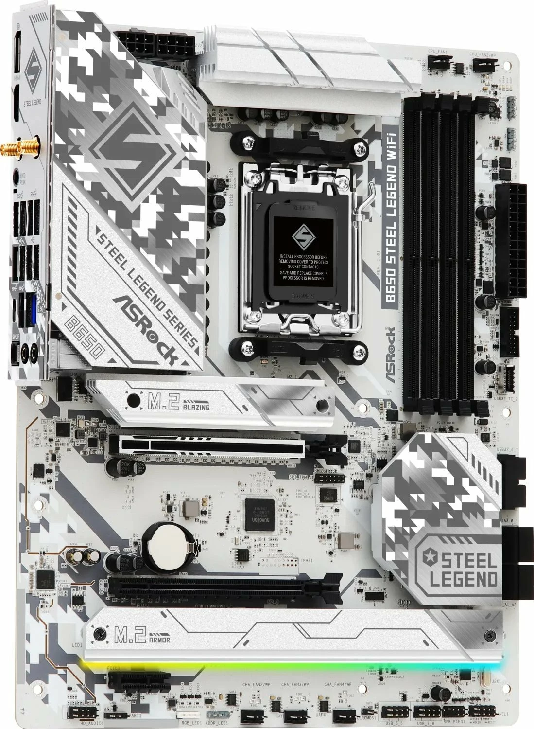 Pllakë amë ASRock B650 Steel Legend WiFi, ATX, AM5, DDR5
