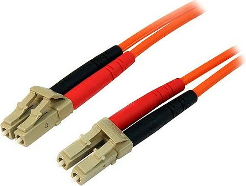 Kabllo fiber optike StarTech OM2 LC-LC, multimode 50/125, 2 m, 10 Gbit/s, portokalli