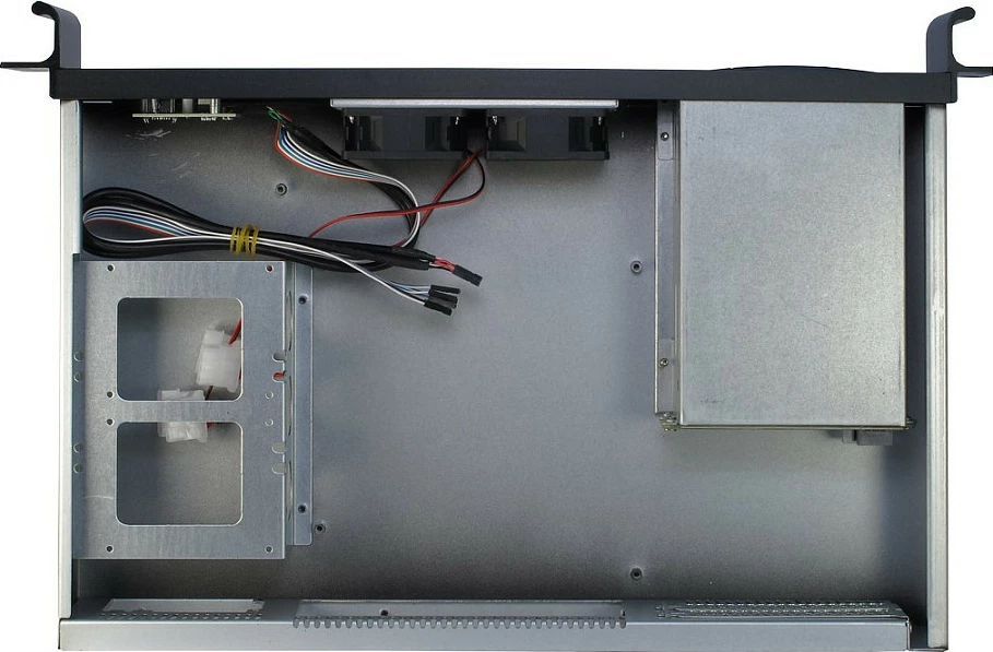 Kasë rack 19" Inter-Tech IPC 1.5U-1528L, storage, e zezë