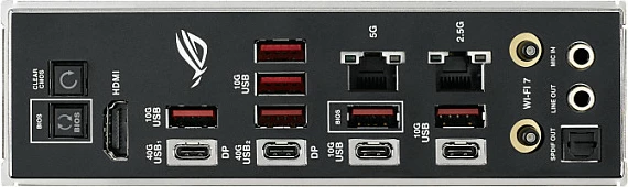Pllakë amë ASUS ROG Crosshair X870E HERO BTF, Socket AM5, AMD X870E, DDR5 deri 256GB, Wi‑Fi, Bluetooth 5.4, e zezë