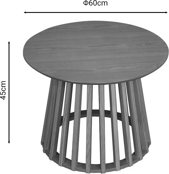 Tavolinë kafeje Domonic natyrale D60x45cm