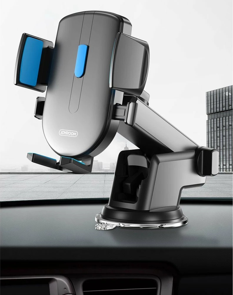 Mbajtës telefoni për veturë Joyroom JR-OK3, krah teleskopik, për xham dhe panel, i zi