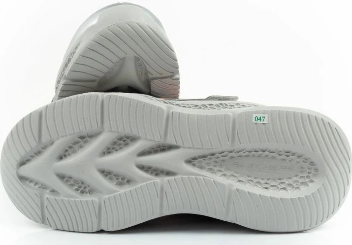 Atlete për fëmijë Skechers Glow Strider LED, argjendi