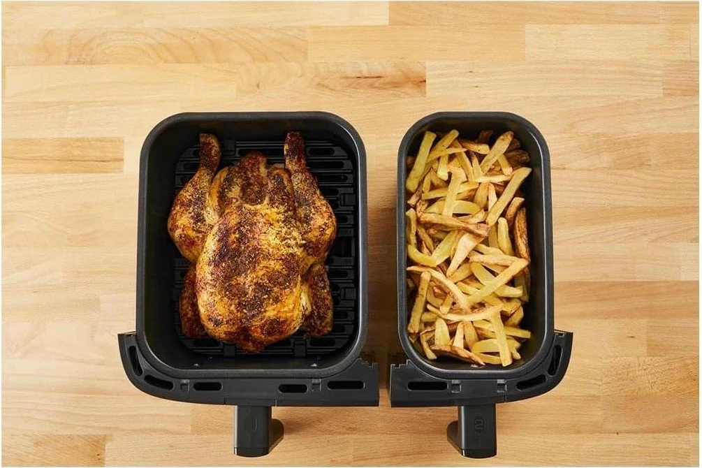 Fryer pa yndyrë Tefal EY905D10, 8L, 2 shporta, inox, argjendtë