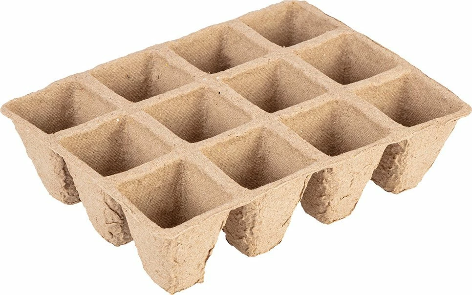 Tabakë fidanishte Verto Small 3x4 (12 vrima) 16 x 12 x 4.5 cm, set 5 copë