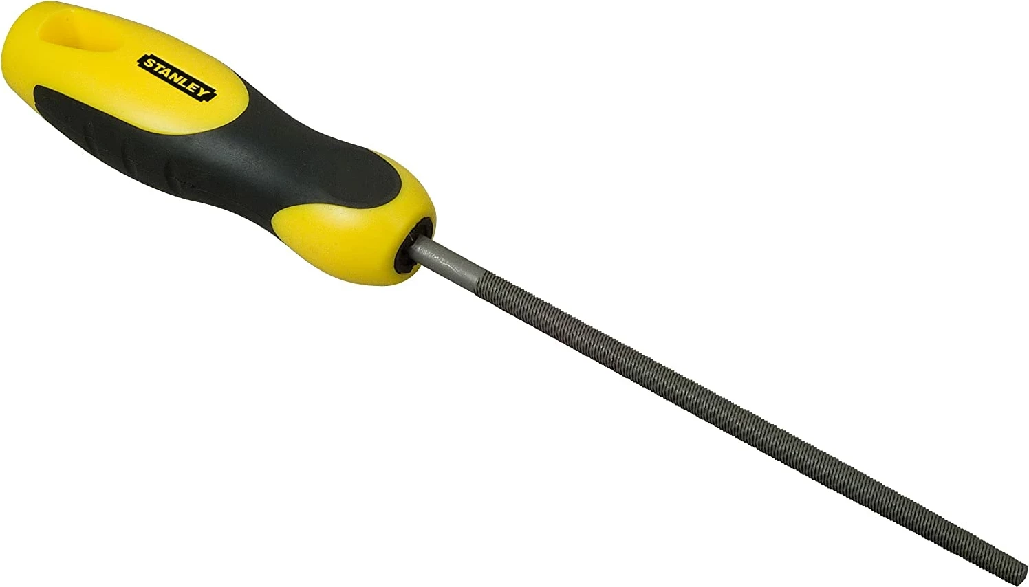 Turpijë e rrumbullakët Stanley 0-22-442 150 mm, verdhë/zezë