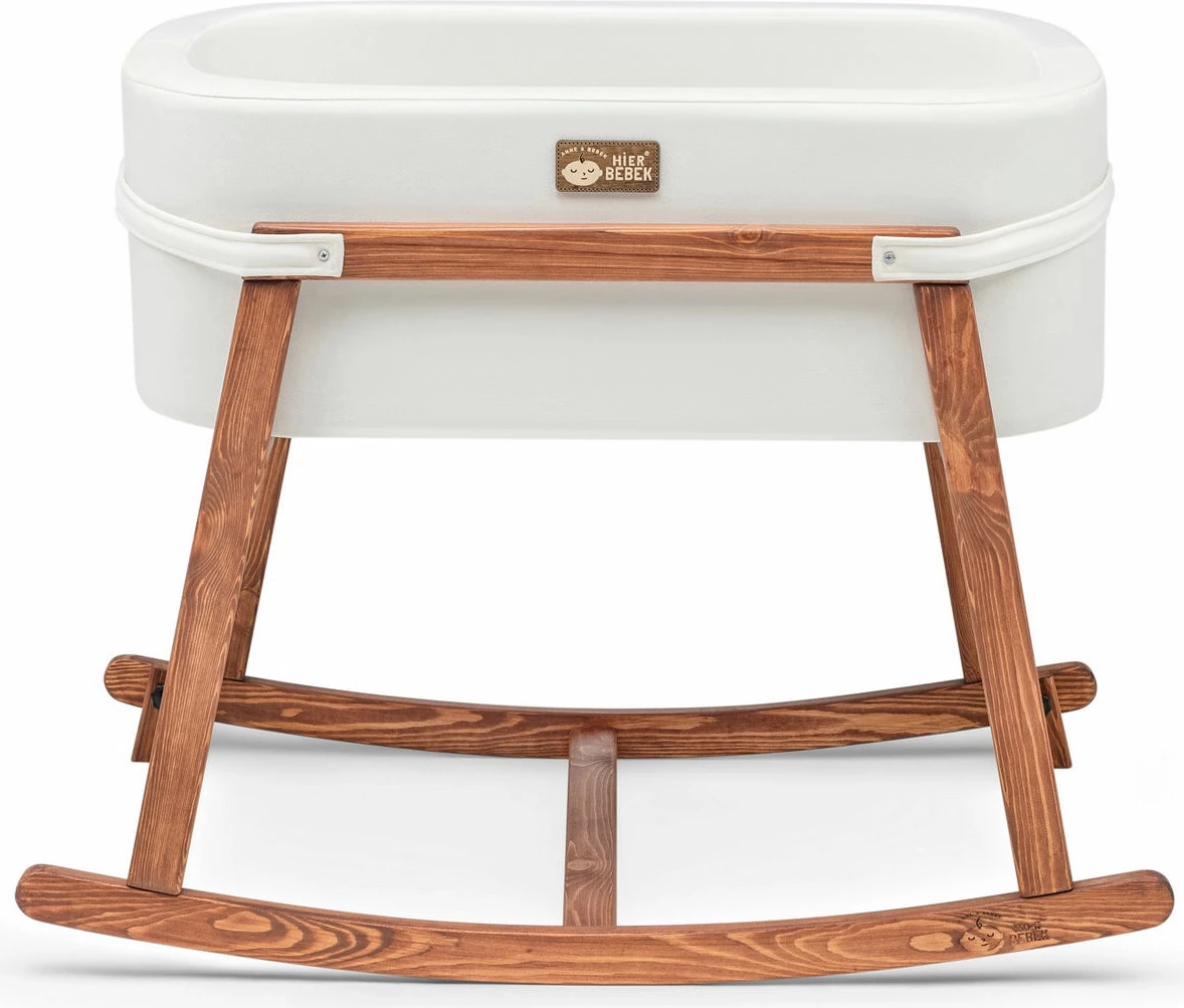 Djep Skye Decor, i bardhë, lisi