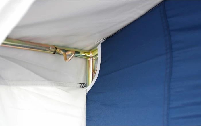 tendë kuzhine multifunksionale BRUNNER VIDA 1 NG 0425998N.C30 200×150×195/215 cm, blu/gri, me çantë bartëse