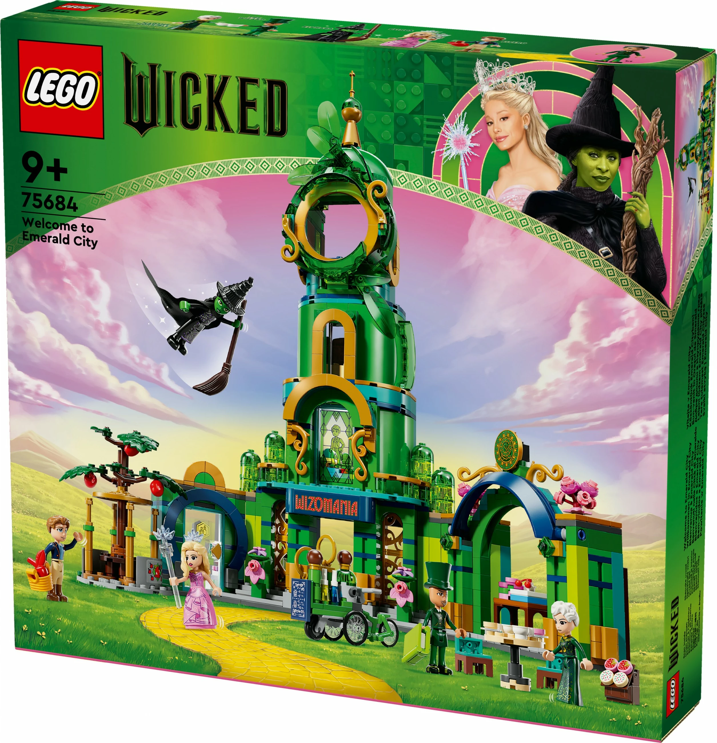 Set ndërtimi LEGO Wicked 75684 Willkommen in Emerald City, shumëngjyrësh