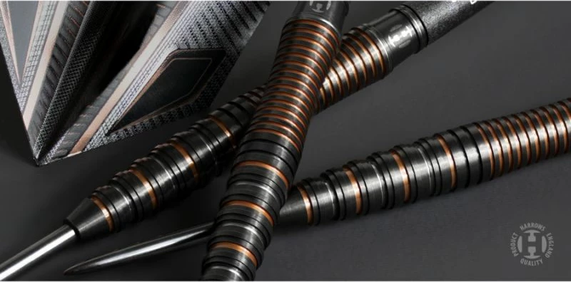 Shigjeta darts Harrows, unisex, të zeza [Pesha: 25 g]