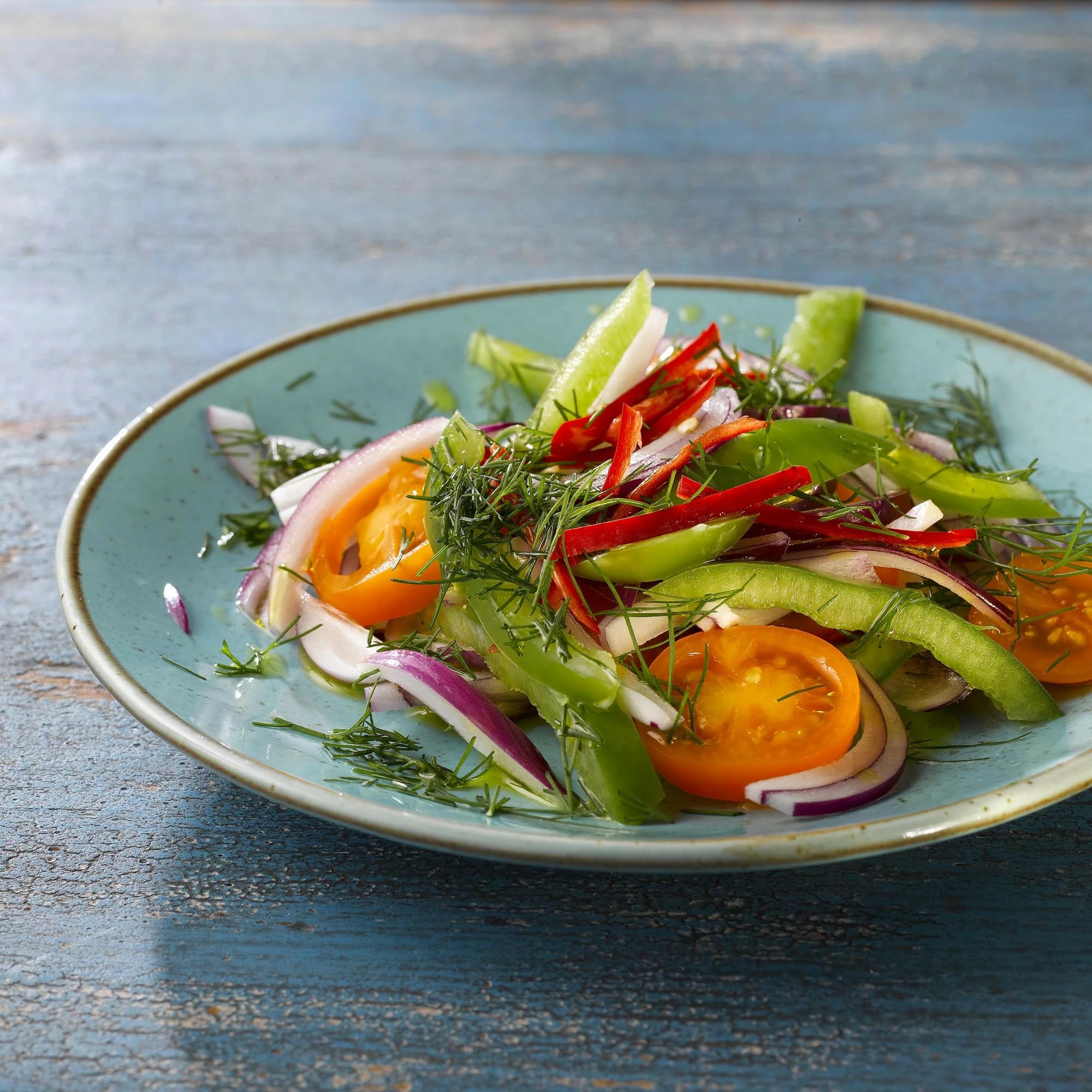 Pjatë coupe Porland Seasons Laguna 260 mm, blu qielli, set 6 copë