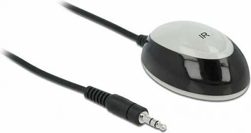 Receiver IR DeLOCK 11480, wireless, për KVM switch, 4 x 6 cm, zi/gri