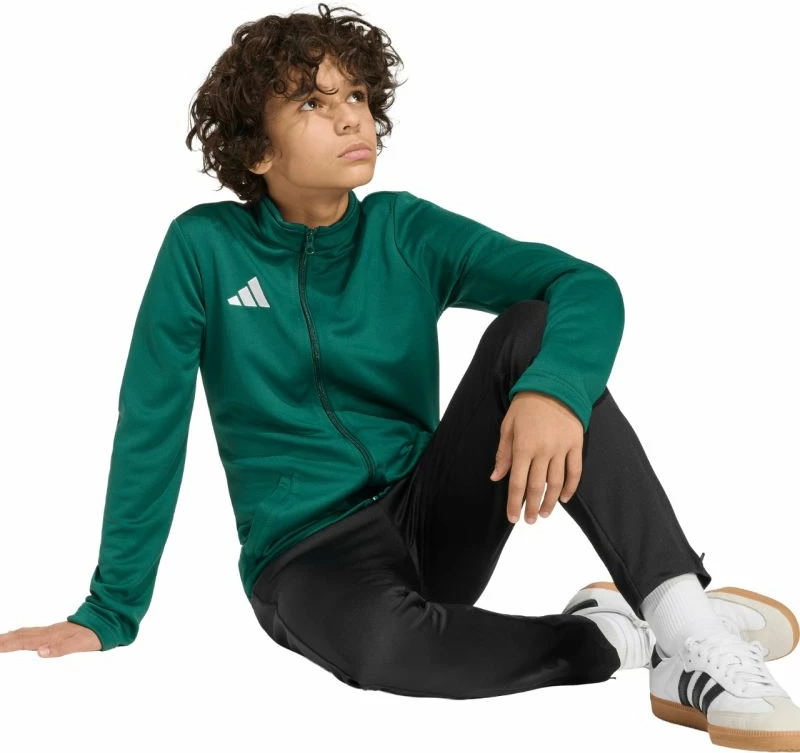 Duks për fëmijë adidas Entrada 26 Track KE9837, i gjelbër [Madhësia: 140 cm]