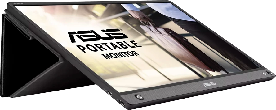 Monitor portativ ASUS ZenScreen Go MB16AHP 15.6\" Full HD, bateri e integrume, USB Type-C, Micro-HDMI, i zi