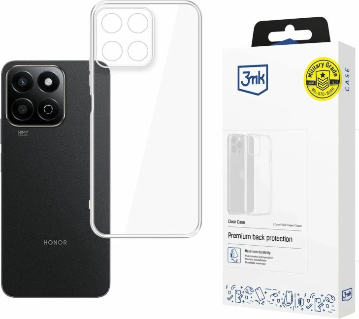 Kllapë telefoni 3mk Protection Clear Case për Honor 200 Smart, transparente