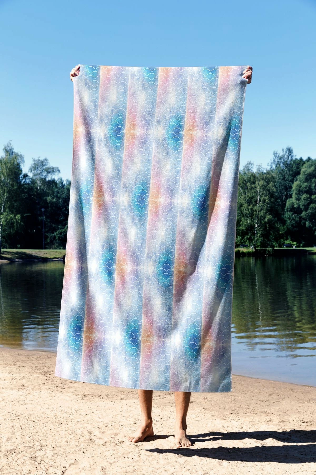 Peshqir plazhi Mijolnir, ngjyra të ndryshme, 90x150cm