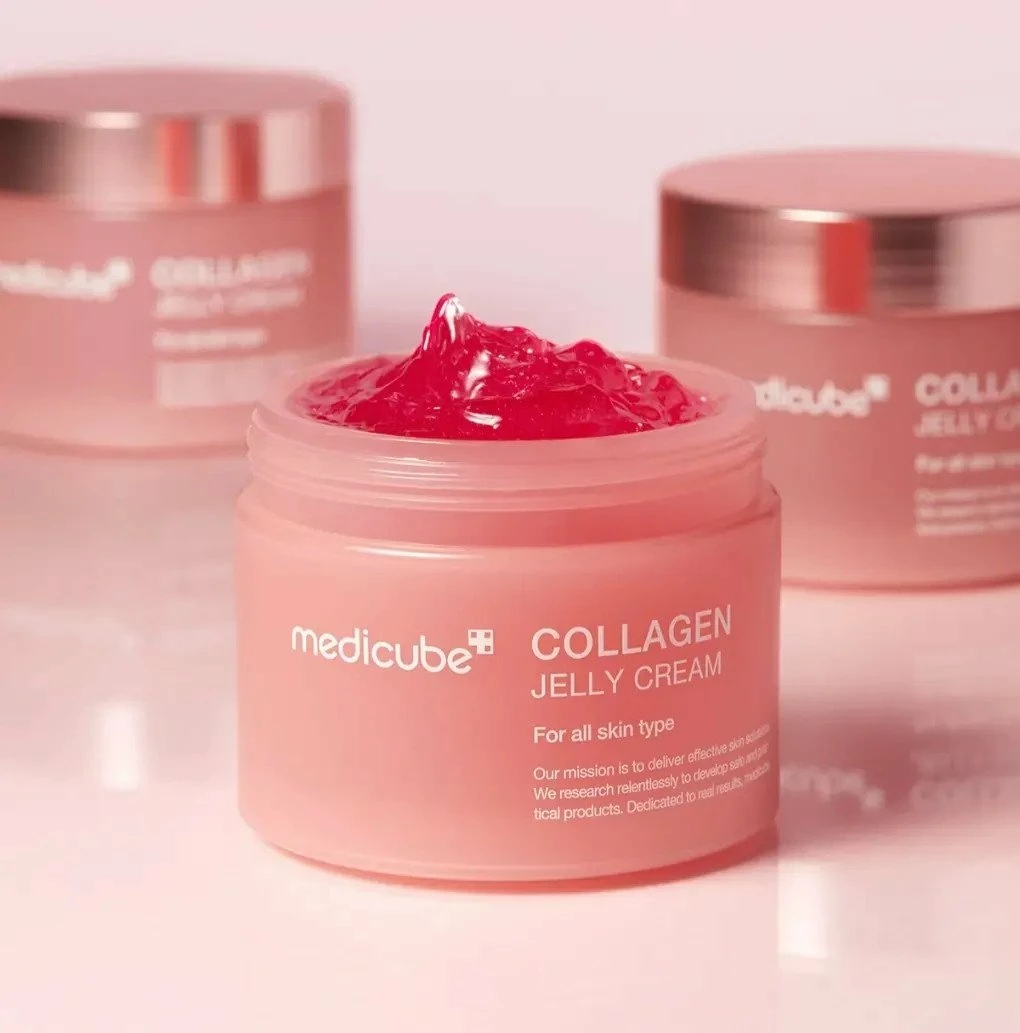Krem xhel për fytyrë Medicube Collagen Jelly Cream 110 ml, rozë