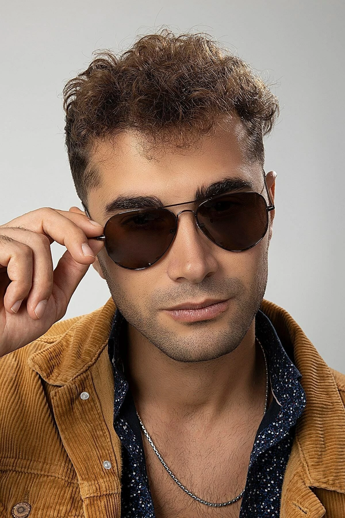 Syze dielli për meshkuj, ngjyrë kafe, Jumeon, Pl21Ug008R004