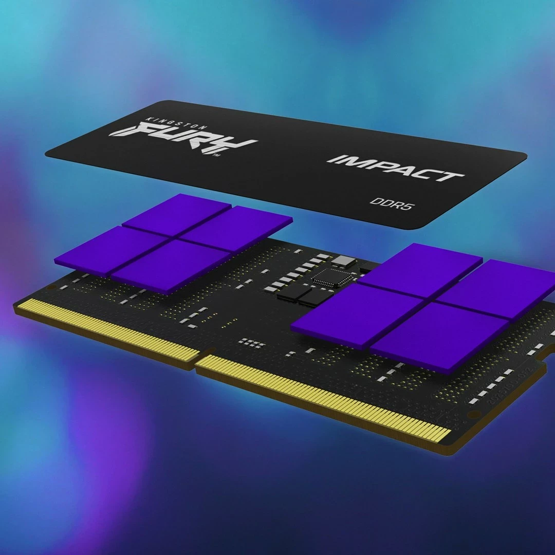 RAM Memorie Kingston Fury Impact, SODIMM, DDR5, 16 GB, 5600 MHz, CL40