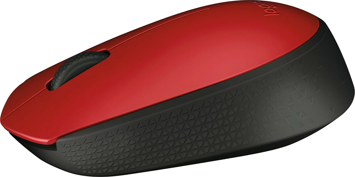 Maus Logitech M170 Wireless, Ambidextrous, Optical, RF Wireless, 1000 DPI, Kuq