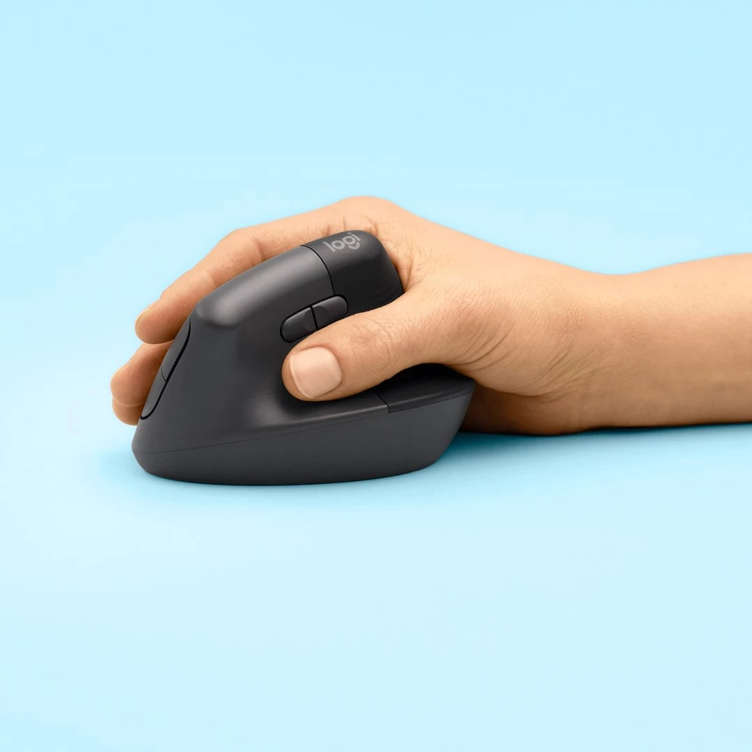 Mausi Ergonomik Logitech Lift, Grafite